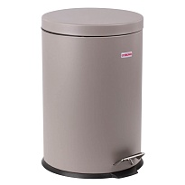 Ведро-контейнер для мусора (урна) с педалью LAIMA Classic, 20 л, серое, матовое, металл, со съемным внутренним ведром в Ялте Ведро-контейнер для мусора (урна) с педалью LAIMA Classic, 20 л, серое, матовое, металл, со съемным внутренним ведром в Ялте