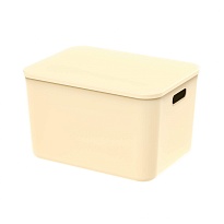 Ящик пластиковый вкладываемый бежевый 410х305х245 мм в Ялте