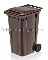 Контейнер для мусора 240 л коричневый облегченный 240 зеленый в Ялте