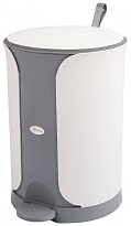 Контейнер для мусора Sтилъ с педалью 11 л серый 11 серый в Ялте