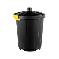 Мусорный бак с крышкой 105 л темно-серый 105 темно-серый в Ялте