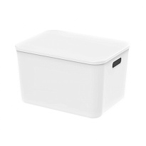 Ящик пластиковый вкладываемый белый 410х305х245 мм в Ялте