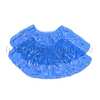 Бахилы голубые 2000 шт (1000 пар), 16 мкм, однослойные, с одной резинкой, Эконом в Ялте