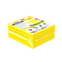 Мешки для мусора 160 л, желтые, в пачке 10 шт., ПВД, 40 мкм, 900х1100 мм, i-Bag в Ялте