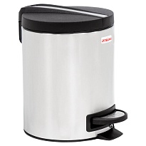 Ведро-контейнер для мусора (урна) с педалью LAIMA Modern, 5 л, матовое, нержавеющая сталь в Ялте Ведро-контейнер для мусора (урна) с педалью LAIMA Modern, 5 л, матовое, нержавеющая сталь в Ялте