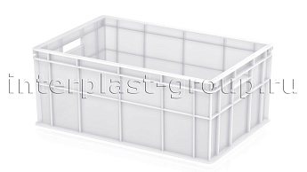 Ящик для молока, мяса, овощей и фруктов сплошной белый в Ялте