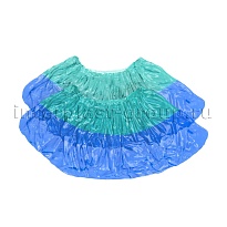 Бахилы бирюзово-синие 1000 шт (500 пар), 64 мкм, двойная подошва, двойная резинка, Особопрочные+ в Ялте